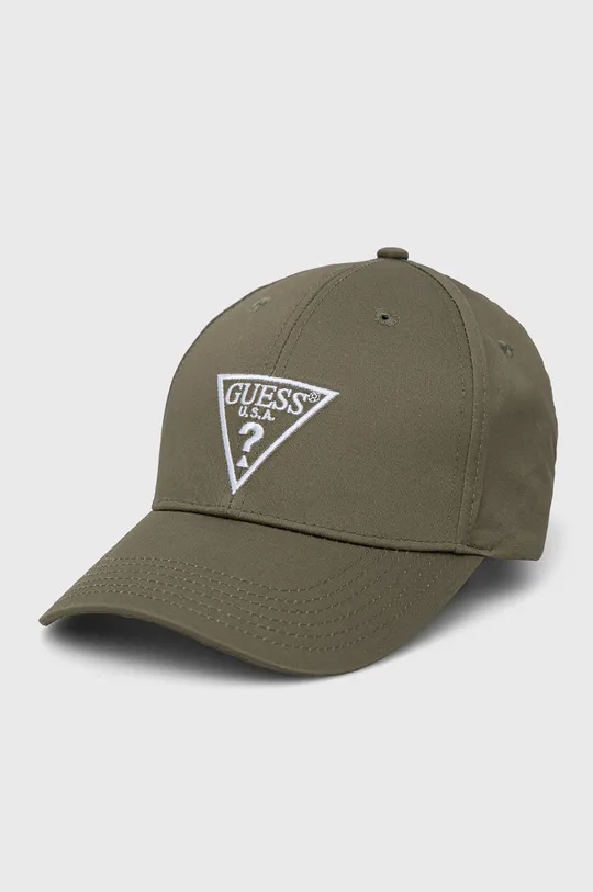 πράσινο Βαμβακερό καπέλο Guess Γυναικεία