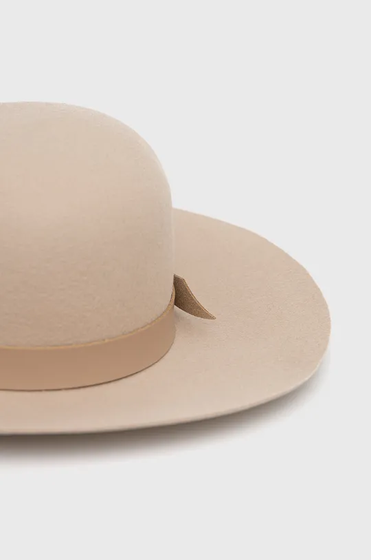 Μάλλινο καπέλο Patrizia Pepe μπεζ