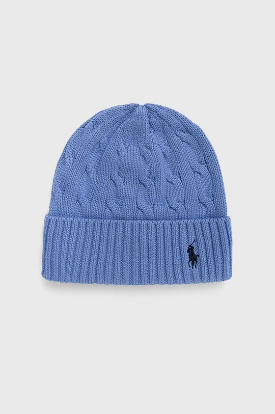 μπλε Βαμβακερό καπέλο Polo Ralph Lauren Γυναικεία