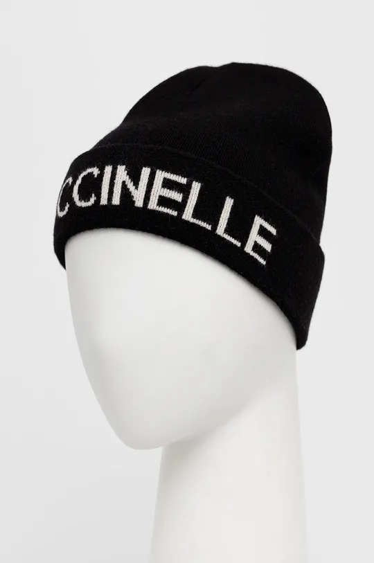 Coccinelle czapka czarny