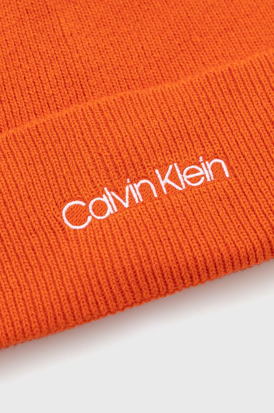 Calvin Klein caciula din amestec de lana  55% Bumbac, 34% Poliester , 8% Lana, 3% Casmir