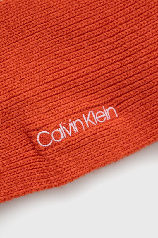 Čelenka ze směsi vlny Calvin Klein  55% Bavlna, 34% Polyester, 8% Vlna, 3% Kašmír