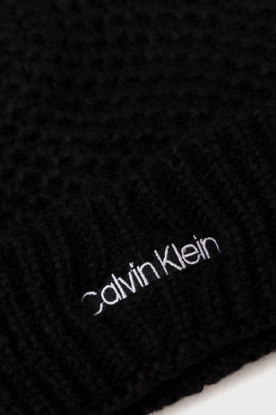 Vlněný klobouk Calvin Klein  46% Alpaka, 34% Polyamid, 20% Vlna