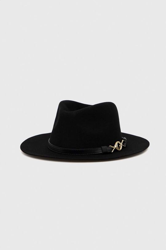 czarny Guess kapelusz wełniany Damski