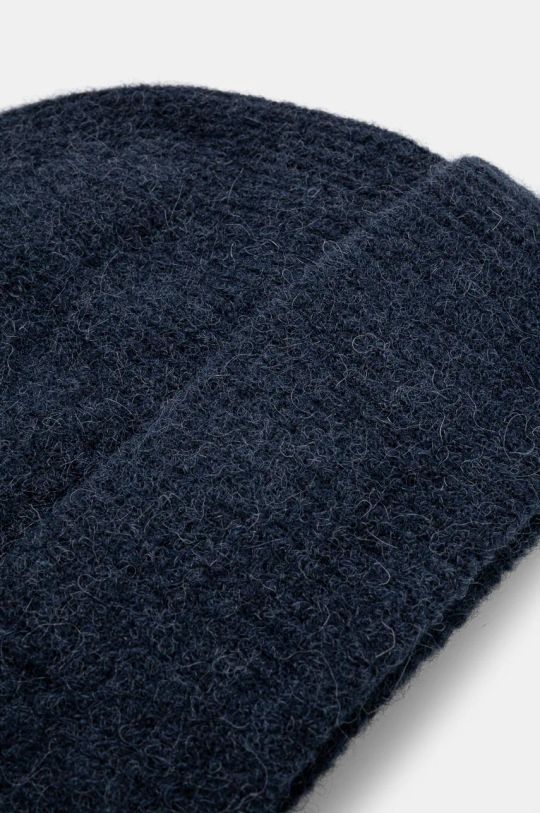 Samsoe Samsoe wool beanie F16407300 navy AW24