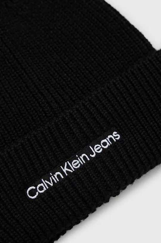 Calvin Klein Jeans czapka wełniana 100 % Bawełna