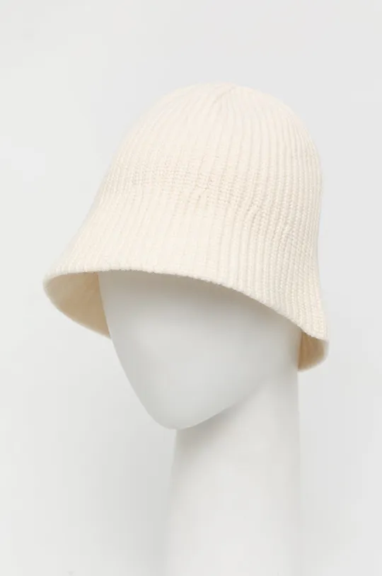 Μάλλινο καπέλο Sisley μπεζ