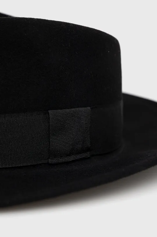 Μάλλινο καπέλο Sisley μαύρο