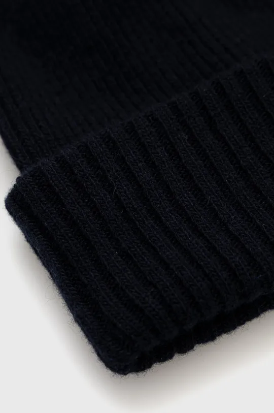 Шерстяная шапка Woolrich тёмно-синий