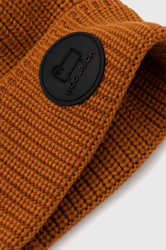 Вовняна шапка Woolrich помаранчевий