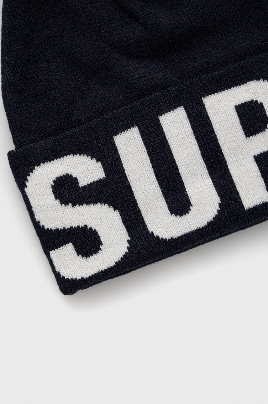Čepice Superdry  48% Polyester, 47% Akryl, 4% Nylon, 1% Elastan