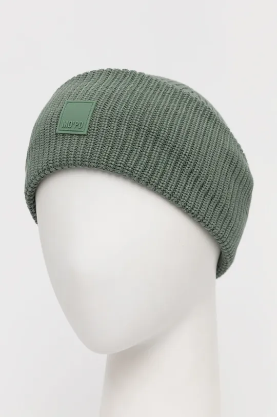 Βαμβακερό καπέλο Marc O'Polo πράσινο