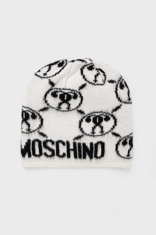 bijela Kapa s dodatkom vune Moschino Ženski