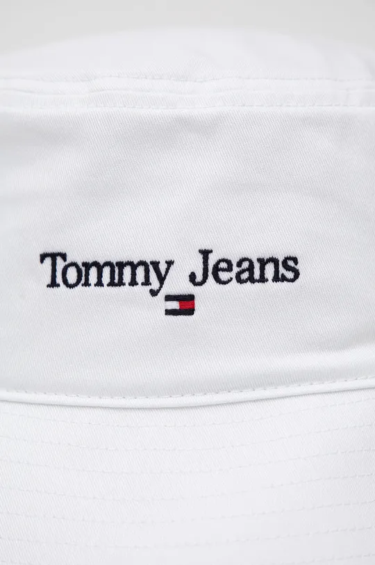 Tommy Jeans kapelusz bawełniany biały