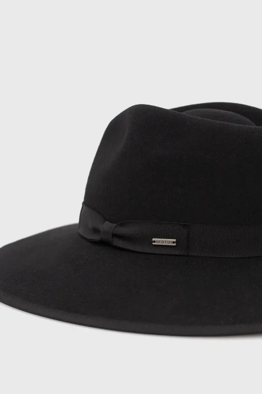 Brixton kapelusz wełniany czarny