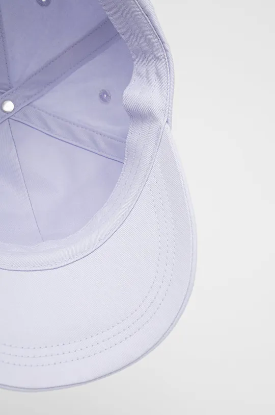 fialová Detská bavlnená čiapka Calvin Klein Jeans