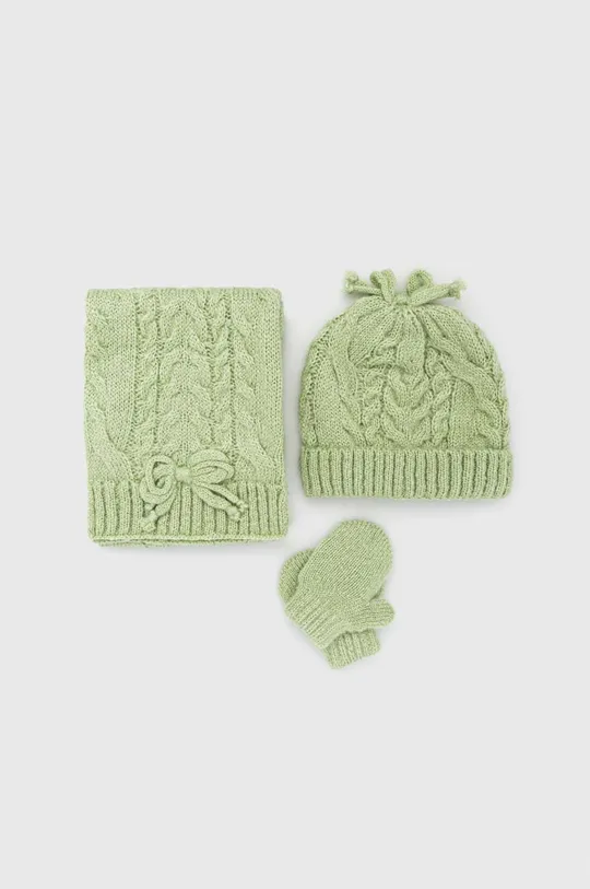 зелений Дитячі шапка, шарф і рукавички Mayoral Для дівчаток