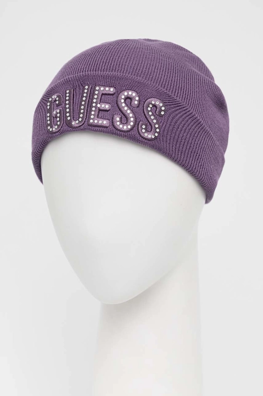 Детская шапка Guess фиолетовой