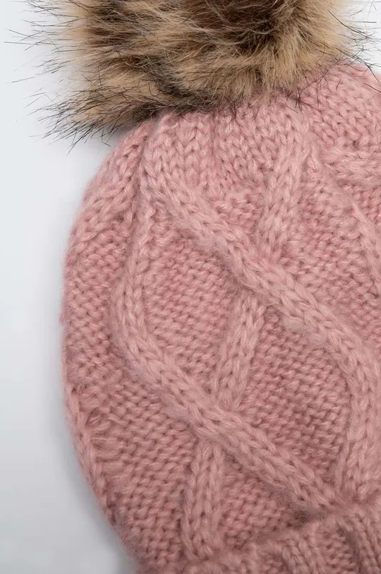 Coccodrillo czapka dziecięca różowy