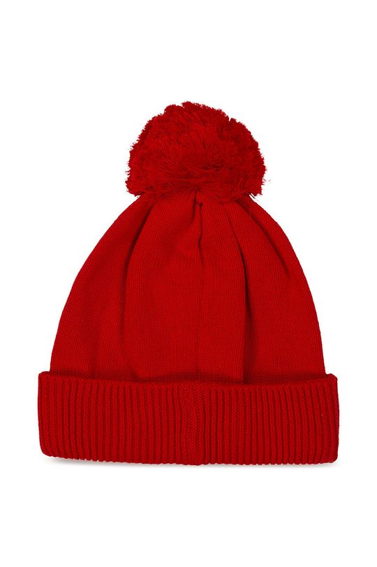 BOSS czapka bawełniana dziecięca czerwony