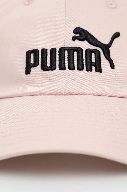 Παιδικό βαμβακερό καπέλο μπέιζμπολ Puma ροζ