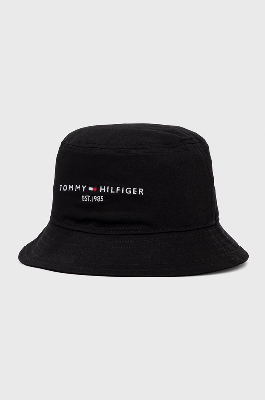 čierna Detský bavlnený klobúk Tommy Hilfiger Detský