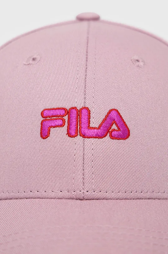 Παιδικό καπέλο μπέιζμπολ Fila ροζ