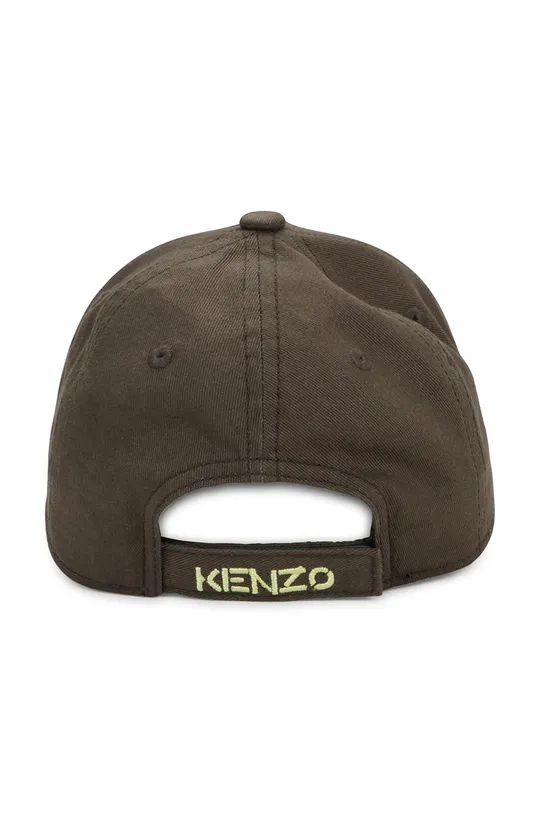 Παιδικό καπέλο μπέιζμπολ Kenzo Kids πράσινο