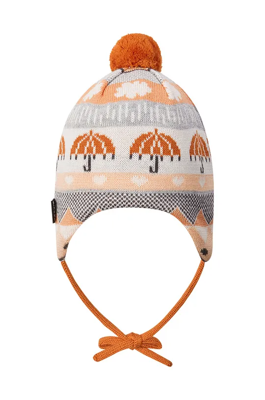 narančasta Dječja kapa s dodatkom vune Reima
