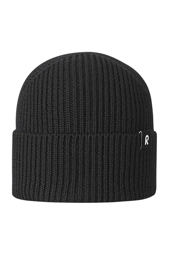 Παιδικό μάλλινο καπέλο Reima μαύρο