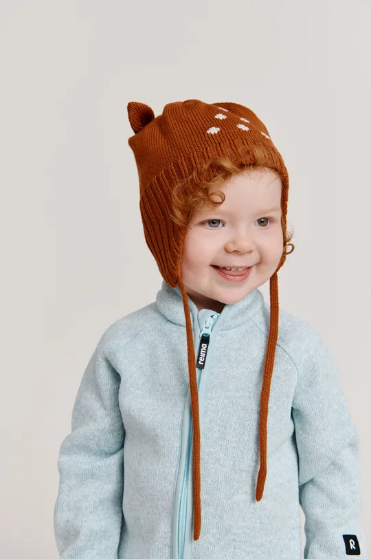 πορτοκαλί Παιδικό μάλλινο καπέλο Reima Παιδικά