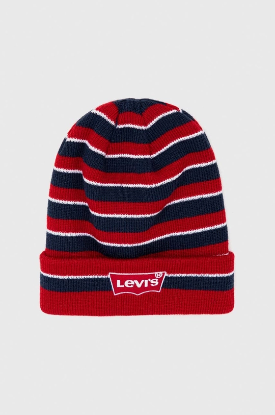 Levi's czapka i rękawiczki dziecięce granatowy