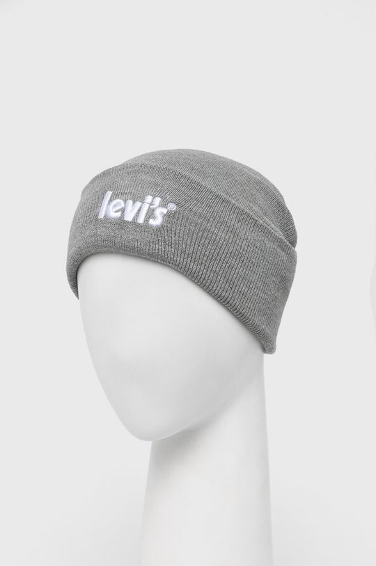 Levi's czapka dziecięca szary