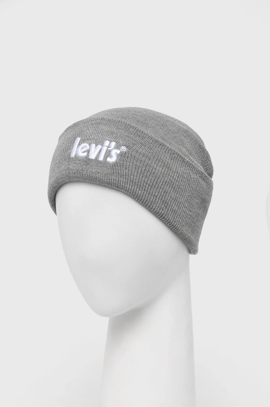 Παιδικός σκούφος Levi's γκρί