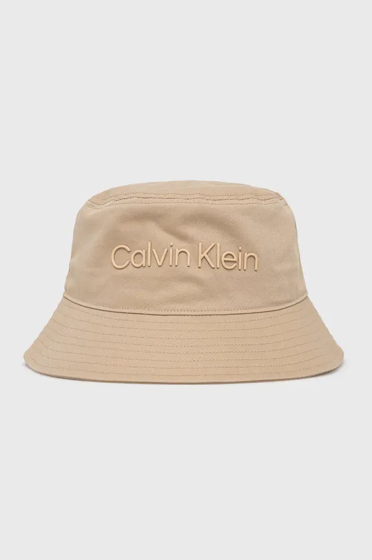 μπεζ Βαμβακερό καπέλο Calvin Klein Ανδρικά
