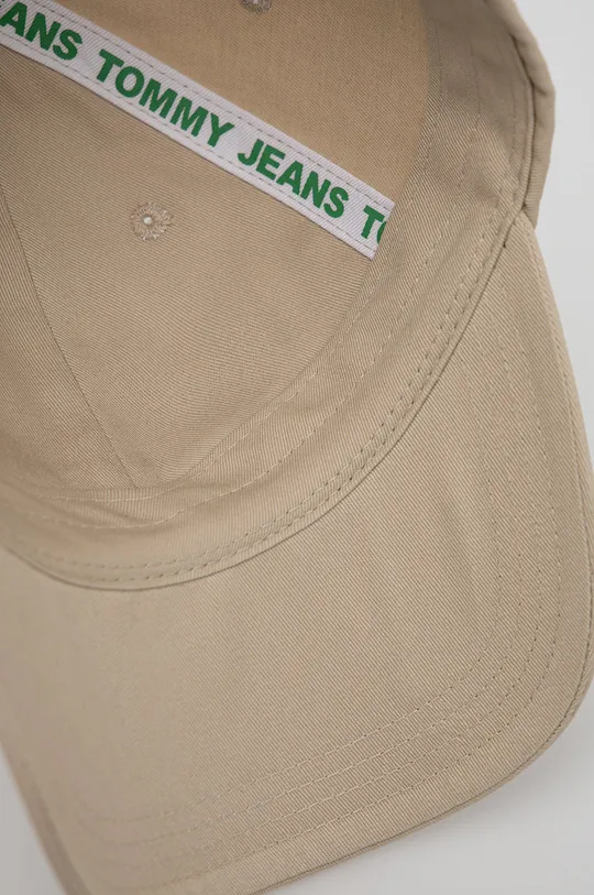 μπεζ Βαμβακερό καπέλο Tommy Jeans