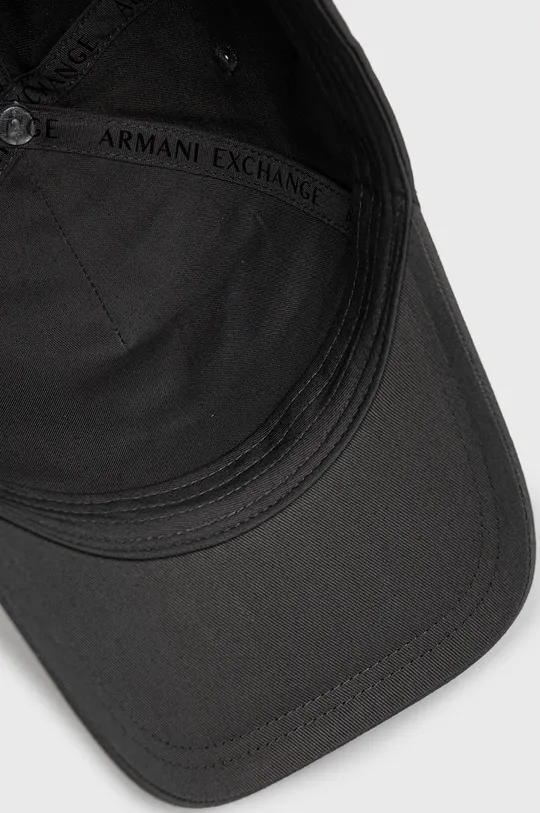 sivá Bavlnená čiapka Armani Exchange