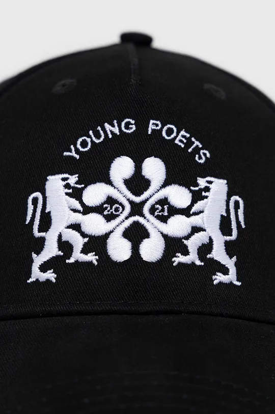 Bombažna kapa Young Poets Society črna