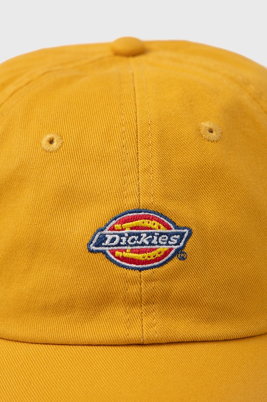 Βαμβακερό καπέλο του μπέιζμπολ Dickies κίτρινο