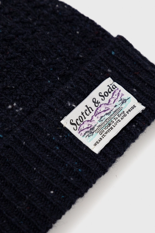 Μάλλινο σκουφί Scotch & Soda  31% Ανακυκλωμένο μαλλί, 29% Μαλλί, 20% Βισκόζη, 20% Ανακυκλωμένο πολυαμίδιο