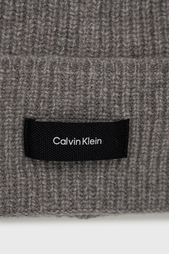 Vlněný klobouk Calvin Klein  78% Vlna, 20% Polyamid, 2% Jiný materiál