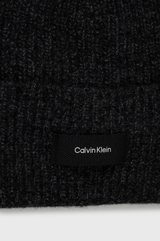 Vlnená čiapka Calvin Klein  78% Vlna, 20% Polyamid, 2% Iná látka