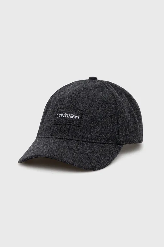 sivá Vlnená čiapka Calvin Klein Pánsky