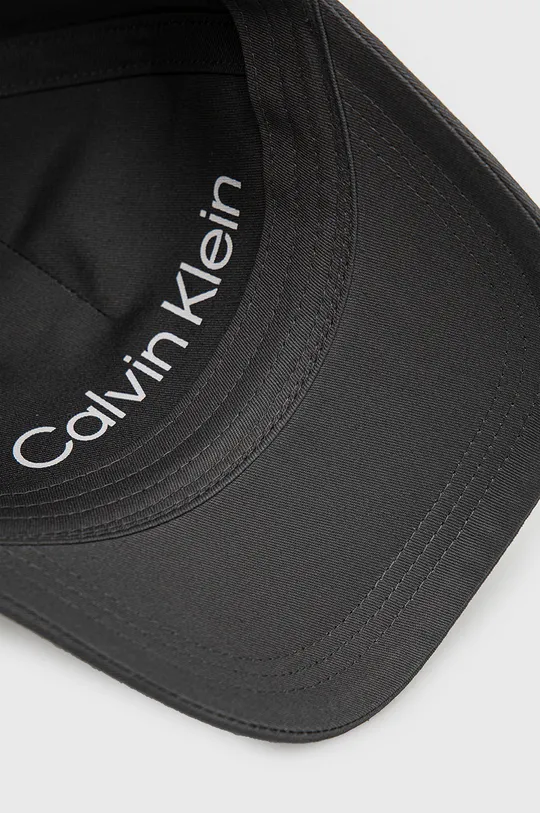 sivá Bavlnená čiapka Calvin Klein