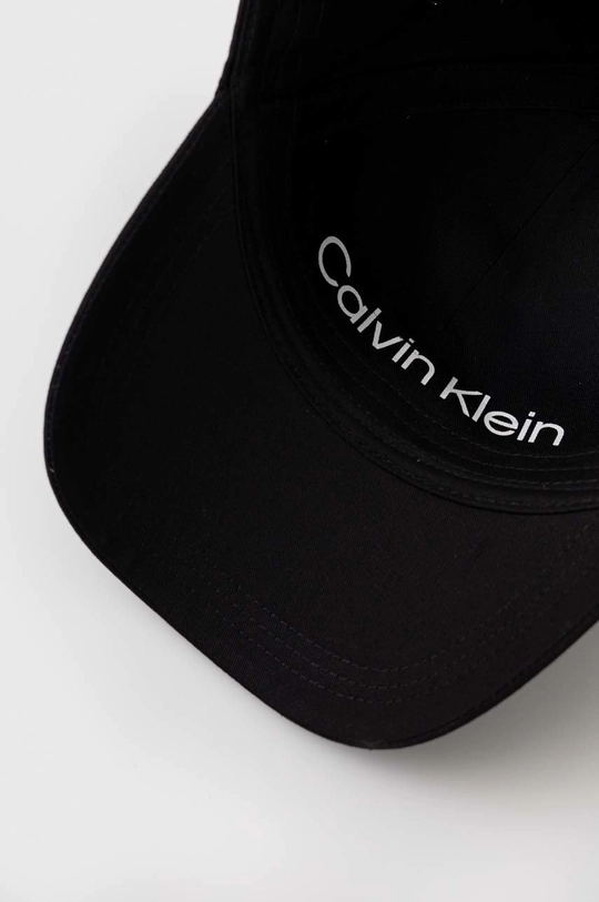 crna Pamučna kapa sa šiltom Calvin Klein