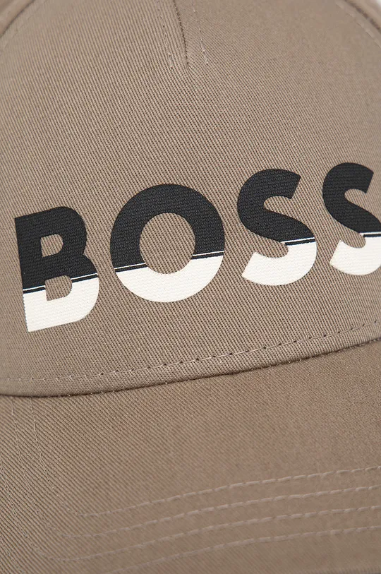 Bombažna bejzbolska kapa BOSS Boss Athleisure zelena