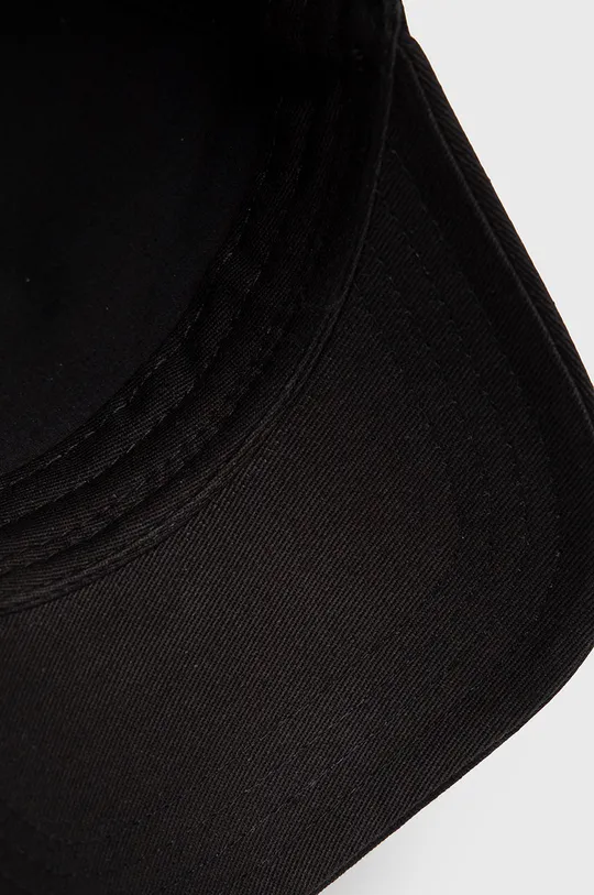 μαύρο Βαμβακερό καπέλο του μπέιζμπολ BOSS Boss Athleisure