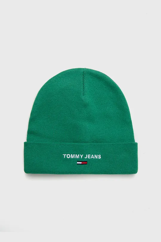 zielony Tommy Jeans czapka Męski