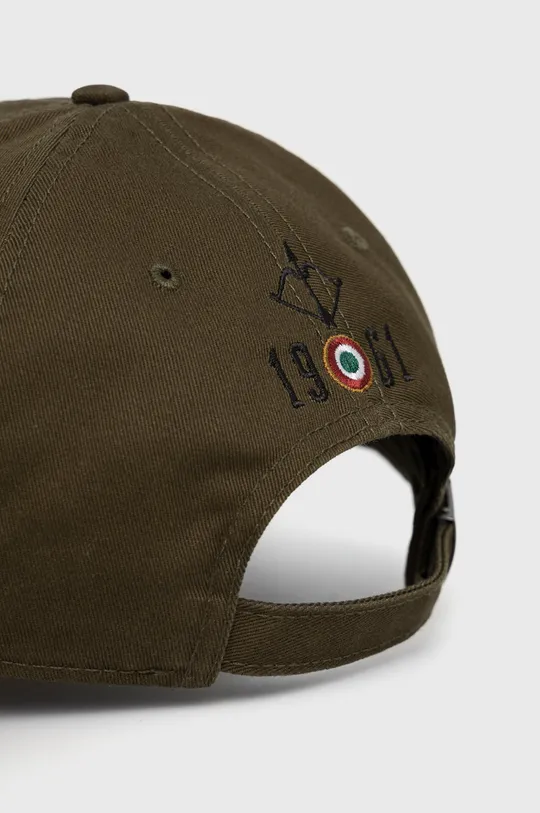 Βαμβακερό καπέλο του μπέιζμπολ Aeronautica Militare πράσινο