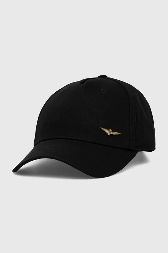 μαύρο Βαμβακερό καπέλο Aeronautica Militare Ανδρικά